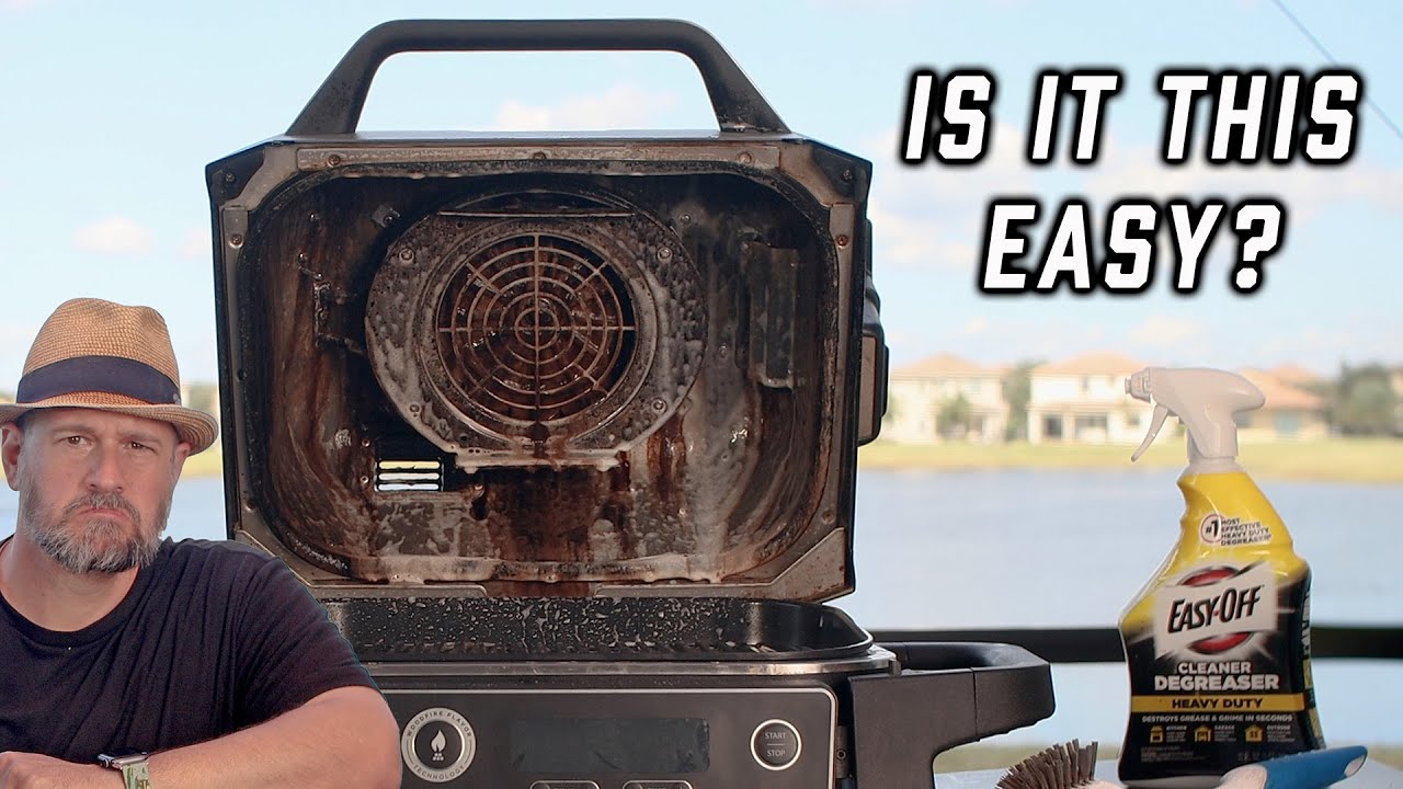 Как, чёрт возьми, можно тщательно почистить гриль Ninja Woodfire? Папа нашёл СПОСОБ!