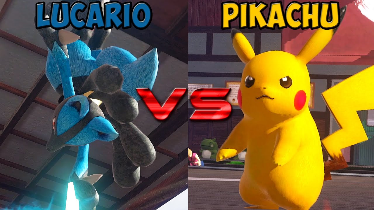 Pokken tournament DX - Lucario vs Pikachu