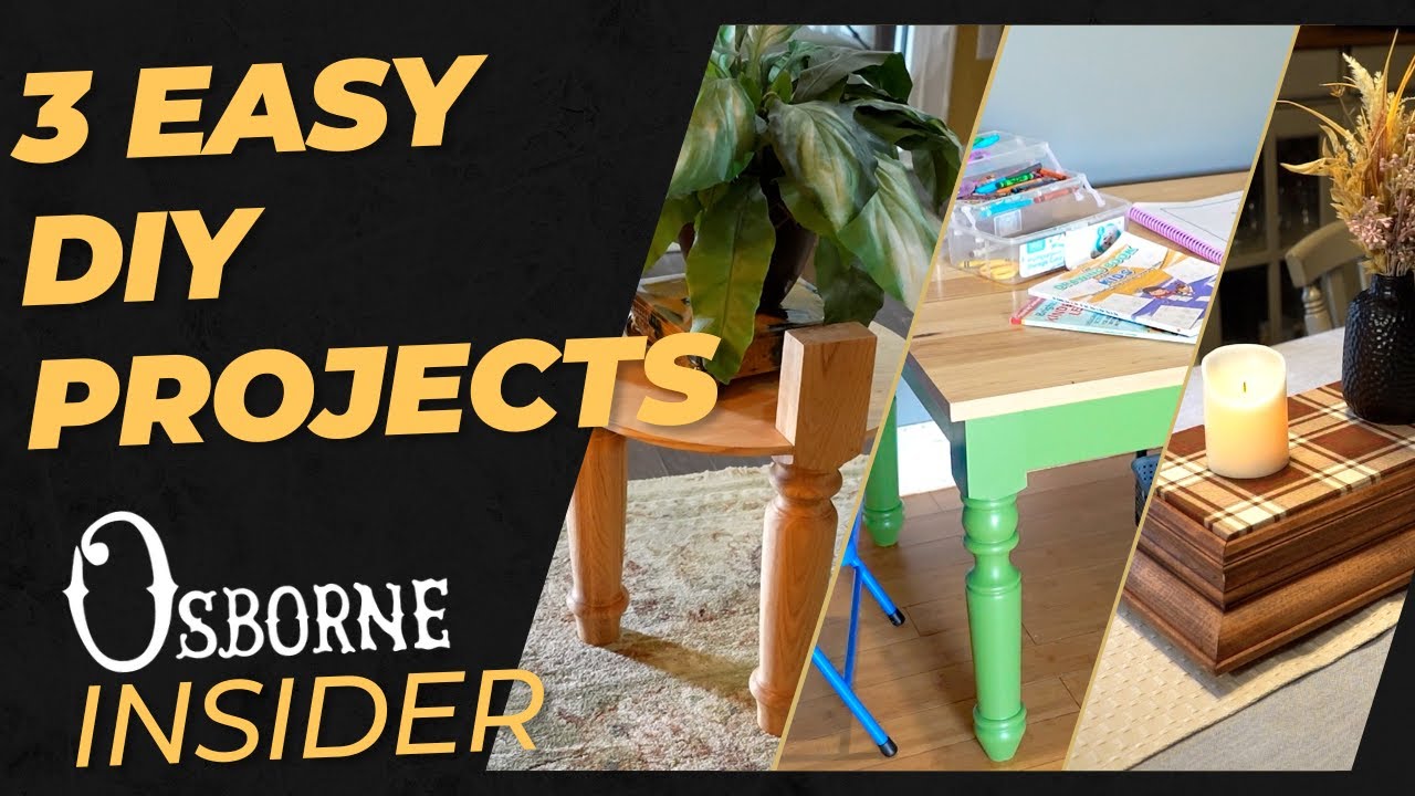 3 DIY Woodworking Projects to Create Today | Osborne Insider