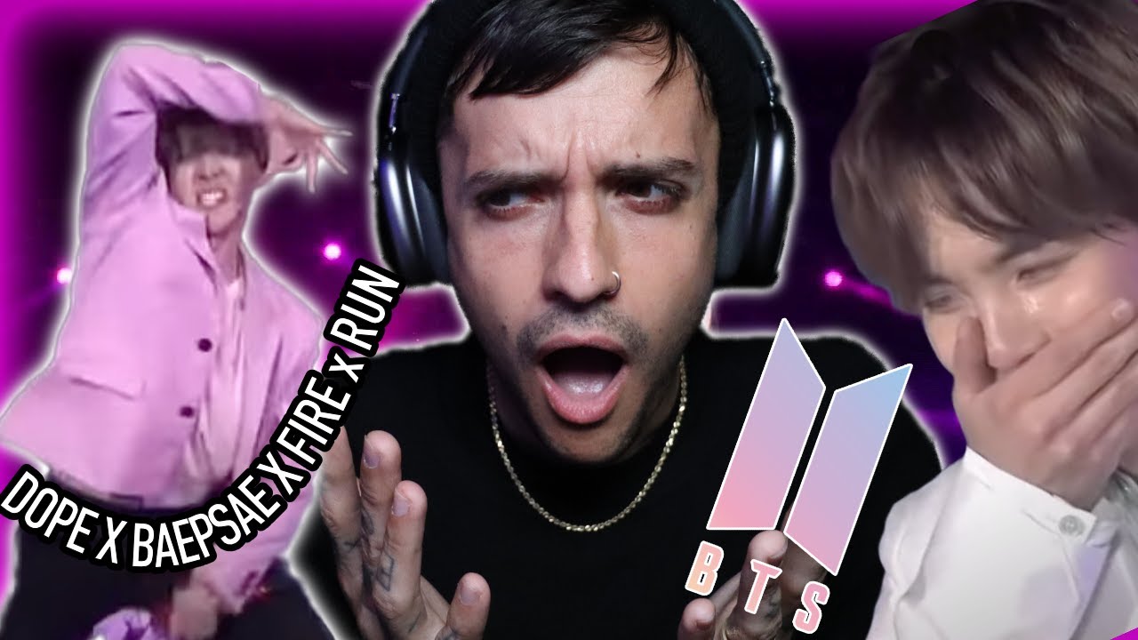 BTS BRINGING THE HYPE - DOPE​/BAEPSAE​/FIRE/RUN​ LIVE REACTION