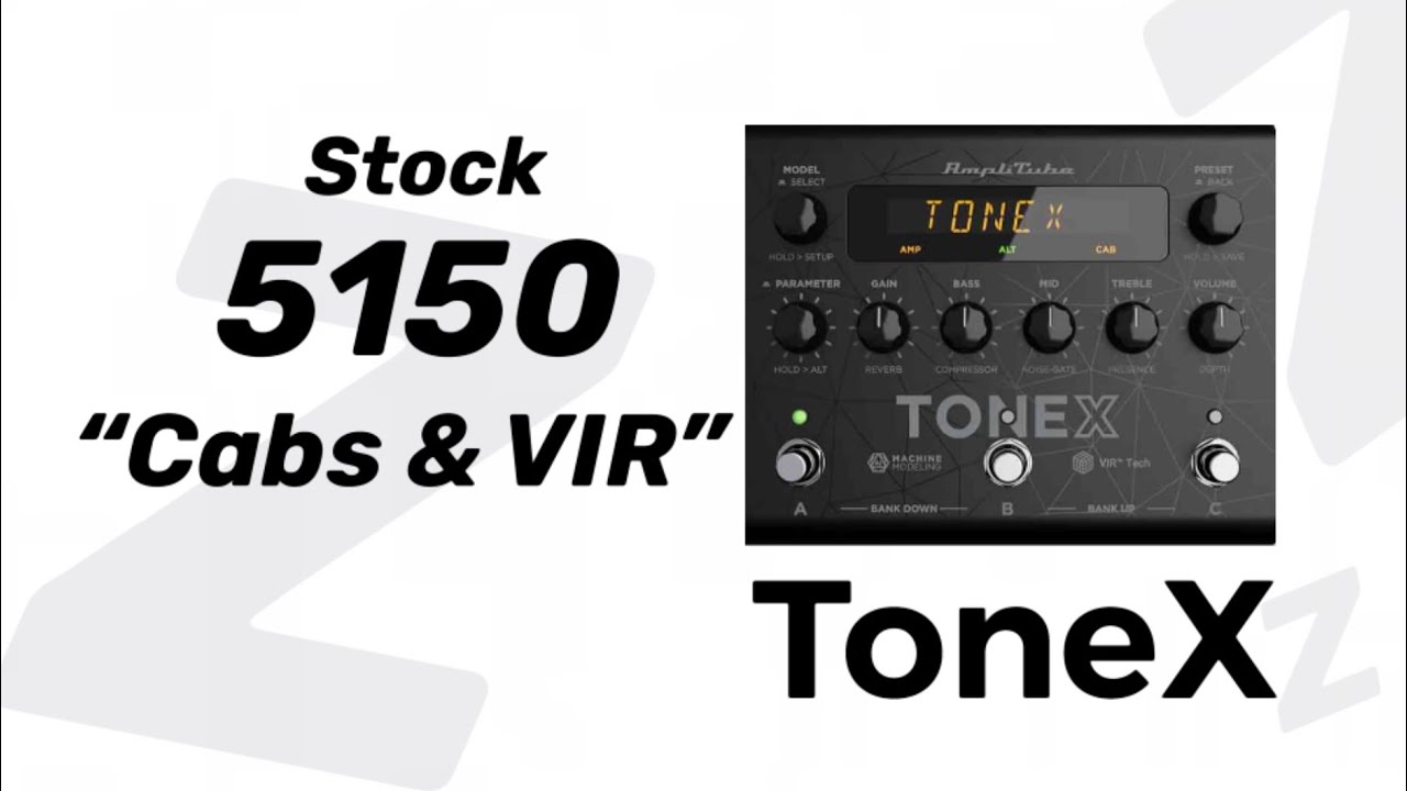 IK Multimedia ToneX pedal: 5150 “Cabs & VIR” Stock preset