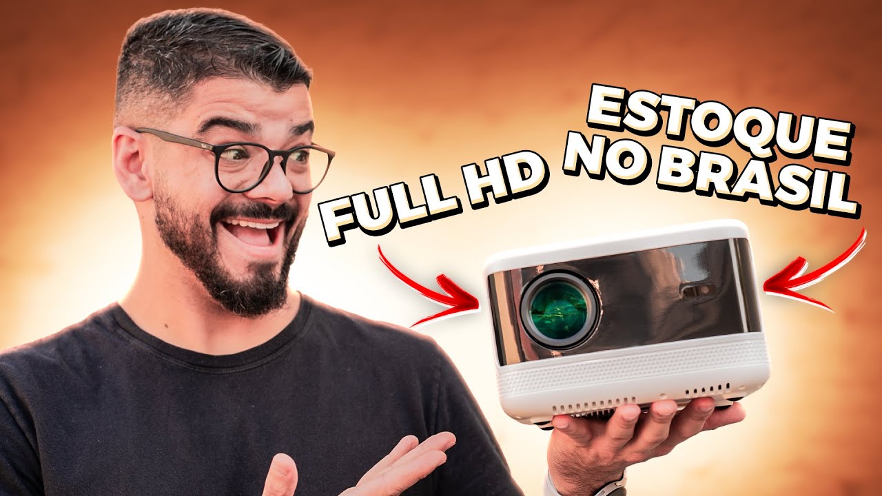 PROJETOR FULL HD MUITO BOM e COM ESTOQUE NO BRASIL! EVERYCOM T5 review