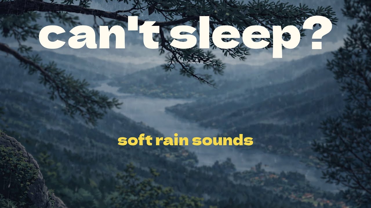 Soft Rain Sounds 🌧️ 10 Hours for Deep Sleep, Relaxation & Anxiety Relief