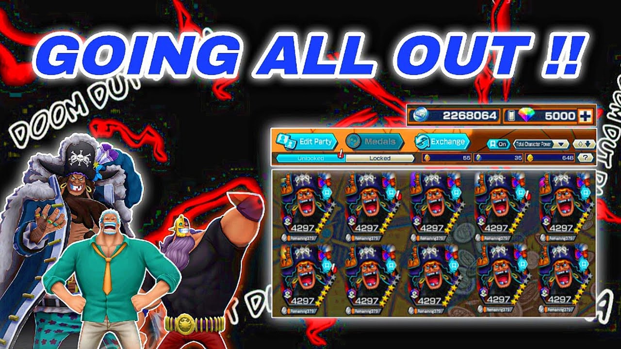 GOIN ALL OUT ON BB V2 BANNER !! BIG L LUCK !! 😥😭 ONE PIECE BOUNTY RUSH SUMMONS !! 🌿🎈