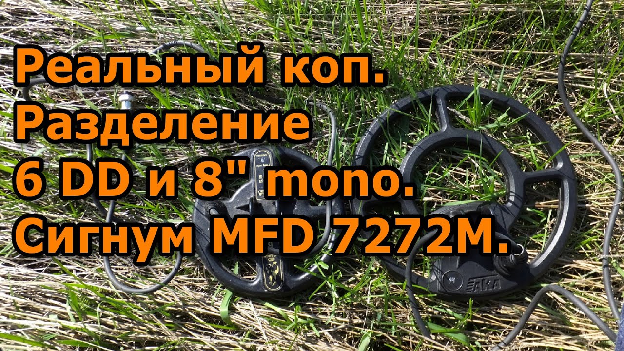 Реальный коп на мусорке. Сравниваем разделение 6 DD и 8
