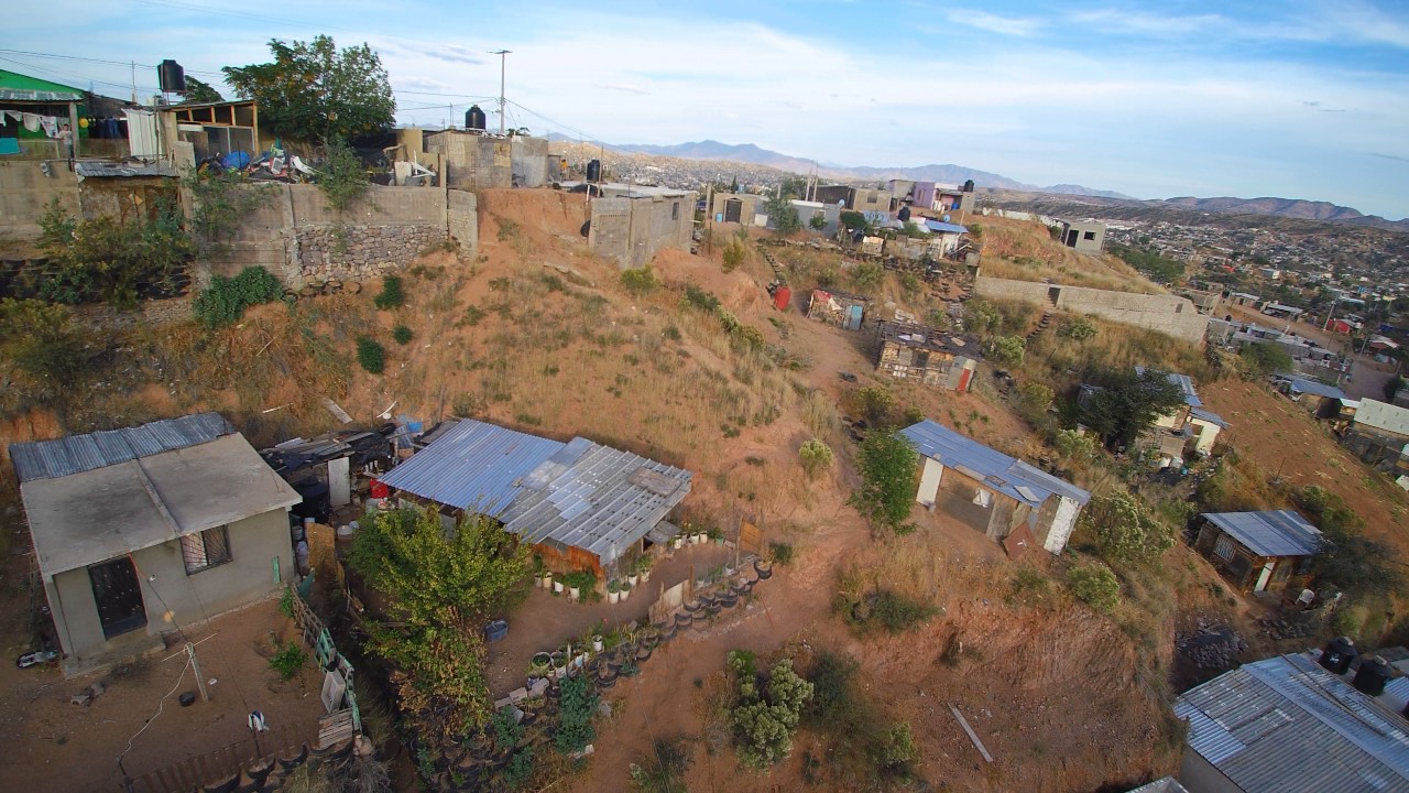 Nogales Mexico drone veiw