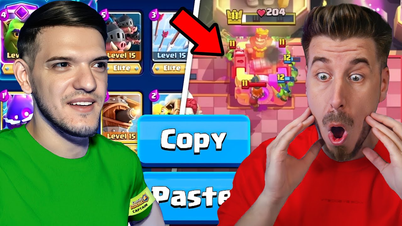 MĂDĂLIN COPIED MY DECK ON CLASH ROYALE😱