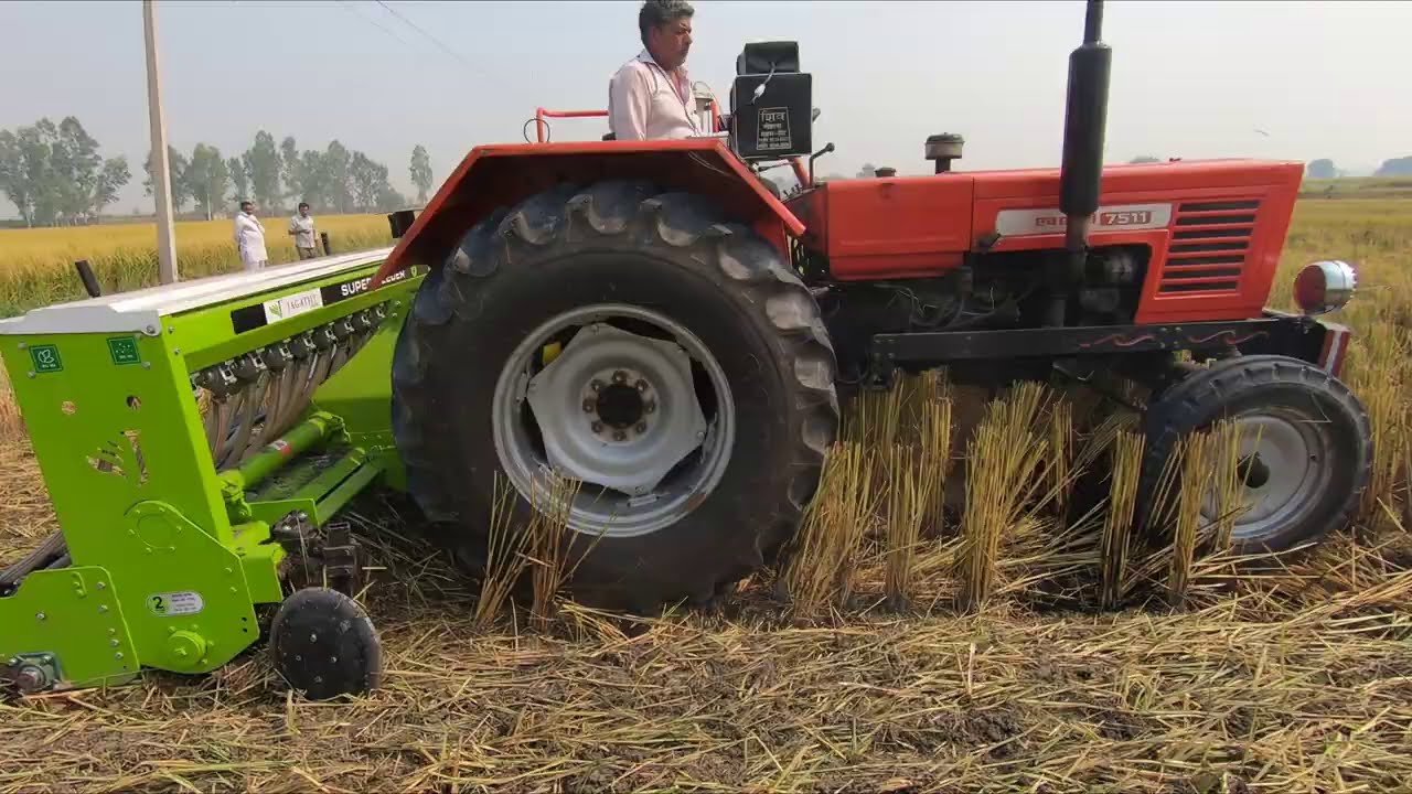 20 साल पुराना ट्रैक्टर भी Supper Seeder चलाता है और डीजल भी कम लेता है HMT 7511 tractor in khanpur