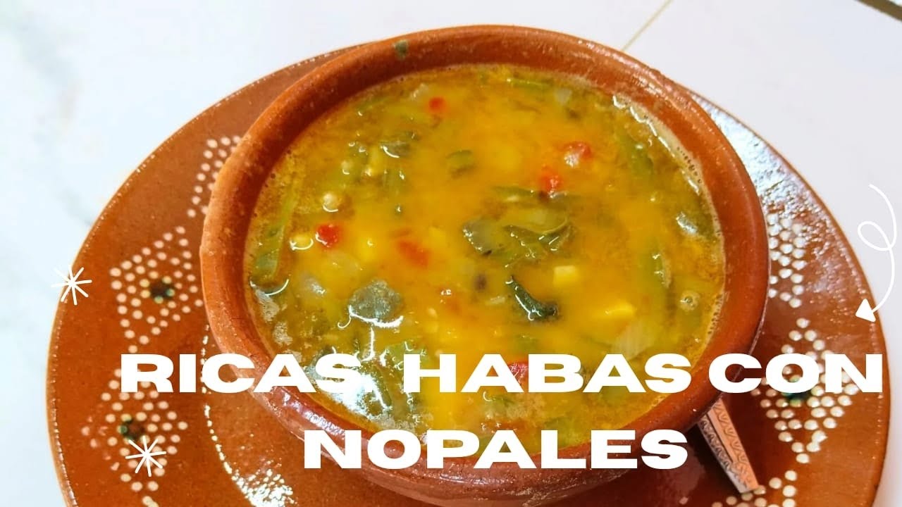 Habas con nopales, un imperdible de esta cuaresma