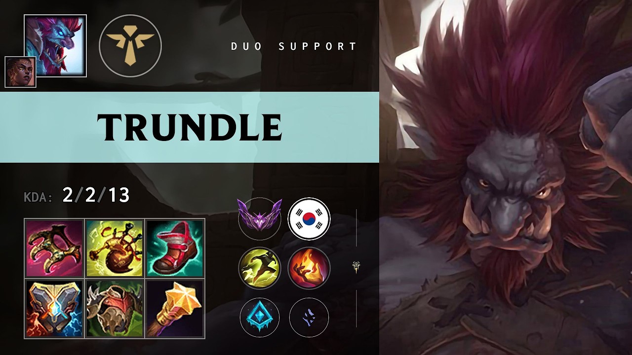 Trundle Support vs Alistar - KR Master Patch 26.11