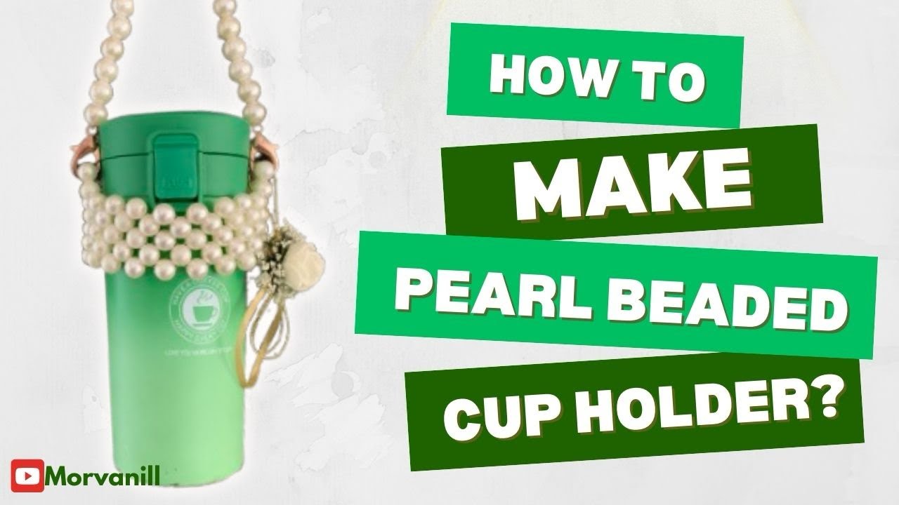 How to Make a Trendy CupHolder?/stylish Beaded Cup Holder/The prefect coffee Accessory/DIY