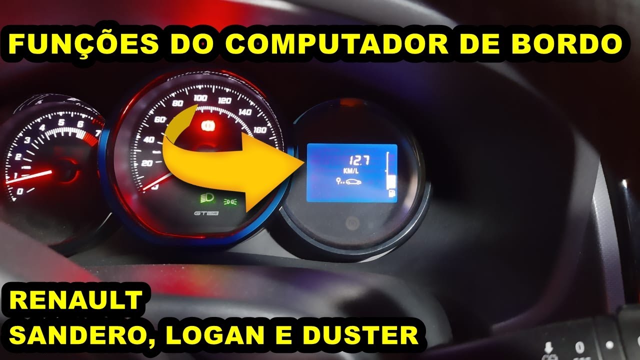 FUNÇÕES DO COMPUTADOR DE BORDO RENAULT SANDERO, LOGAN E DUSTER
