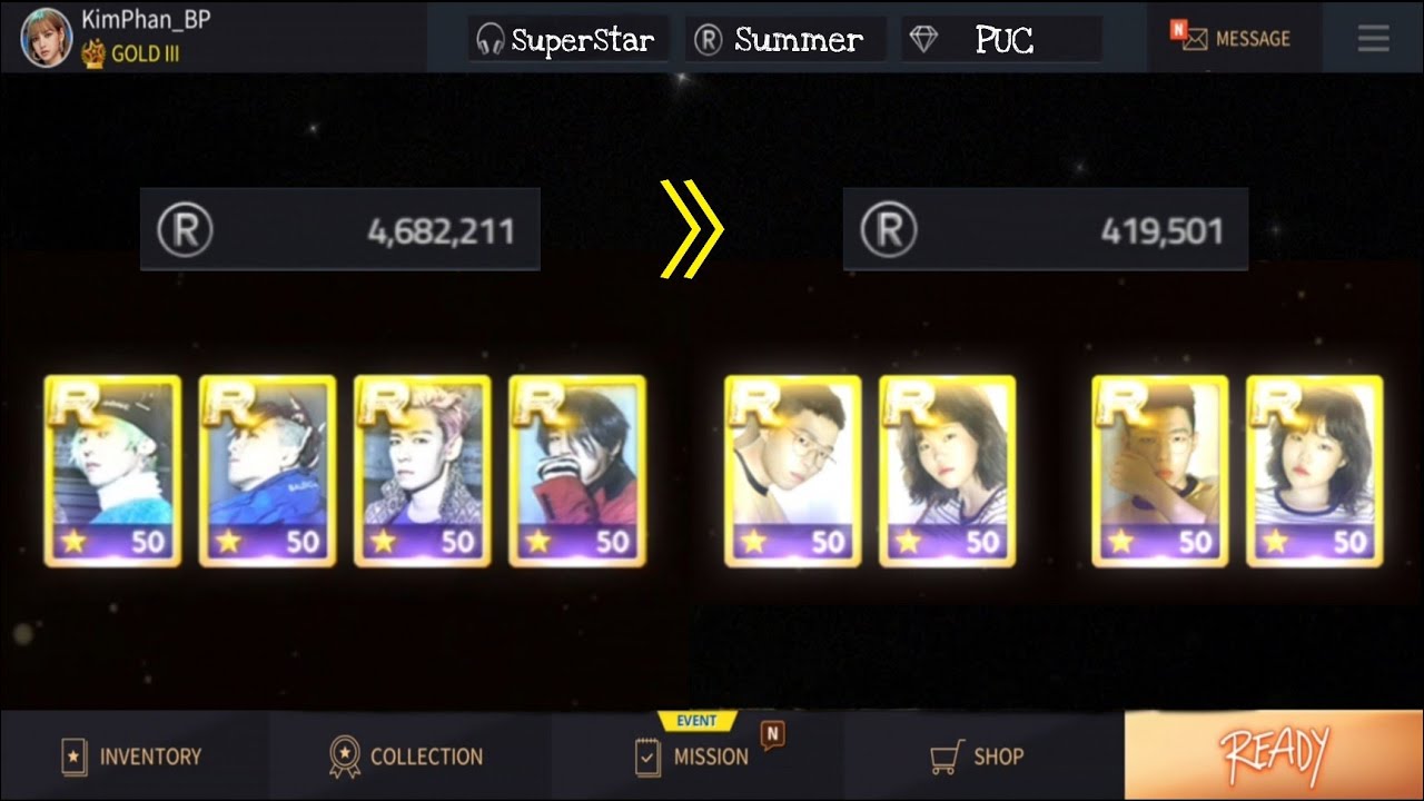 [SuperStar YG] Power Up BIGBANG (R46toR50) & AKMU (R30toR50) | Summer PUC 💸💸💸