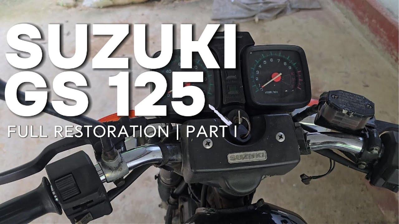 ABANDONED SUZUKI GS 125 | RESTORATION PART 1