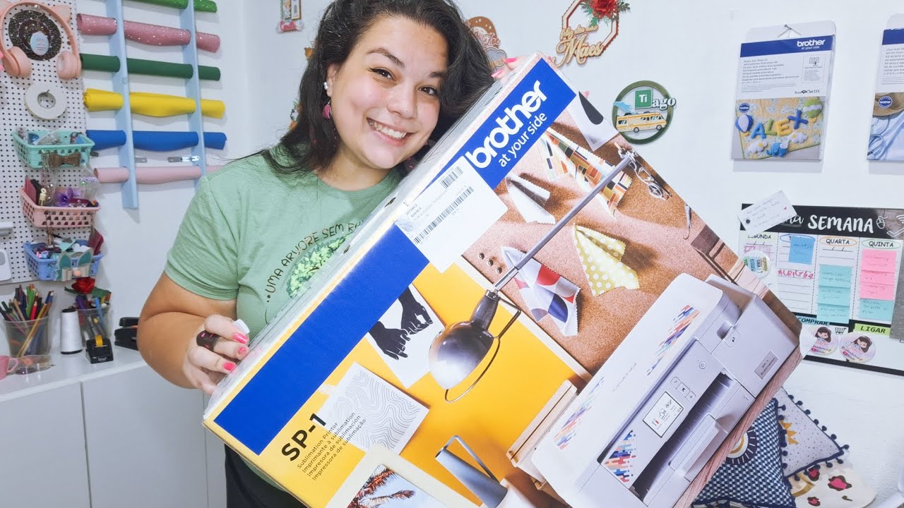Unboxing Impressora Sublimática Brother SP1