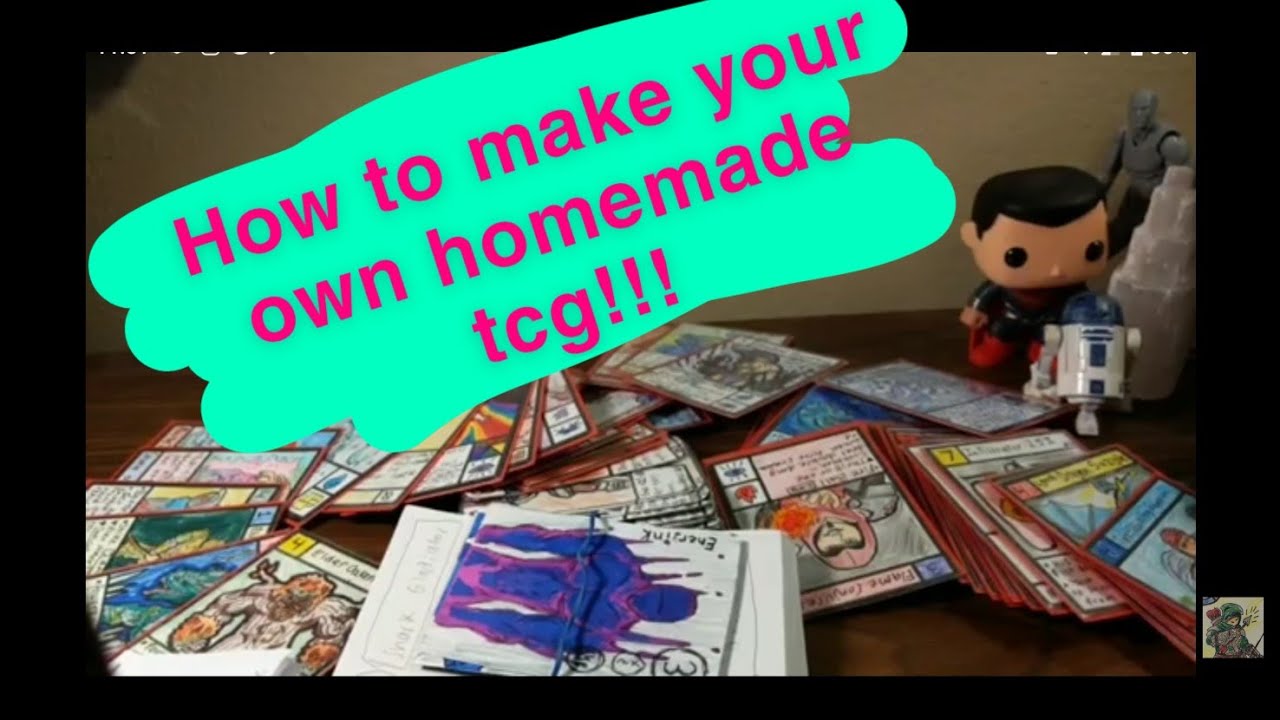 How to make a Homemade Trading Card Game!!!