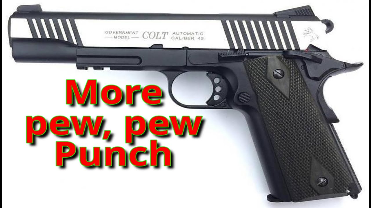 Airsoft Pistol, Colt 1911 by Cybergun. Getting a bit more fps. (Airsoft Tech-ing)