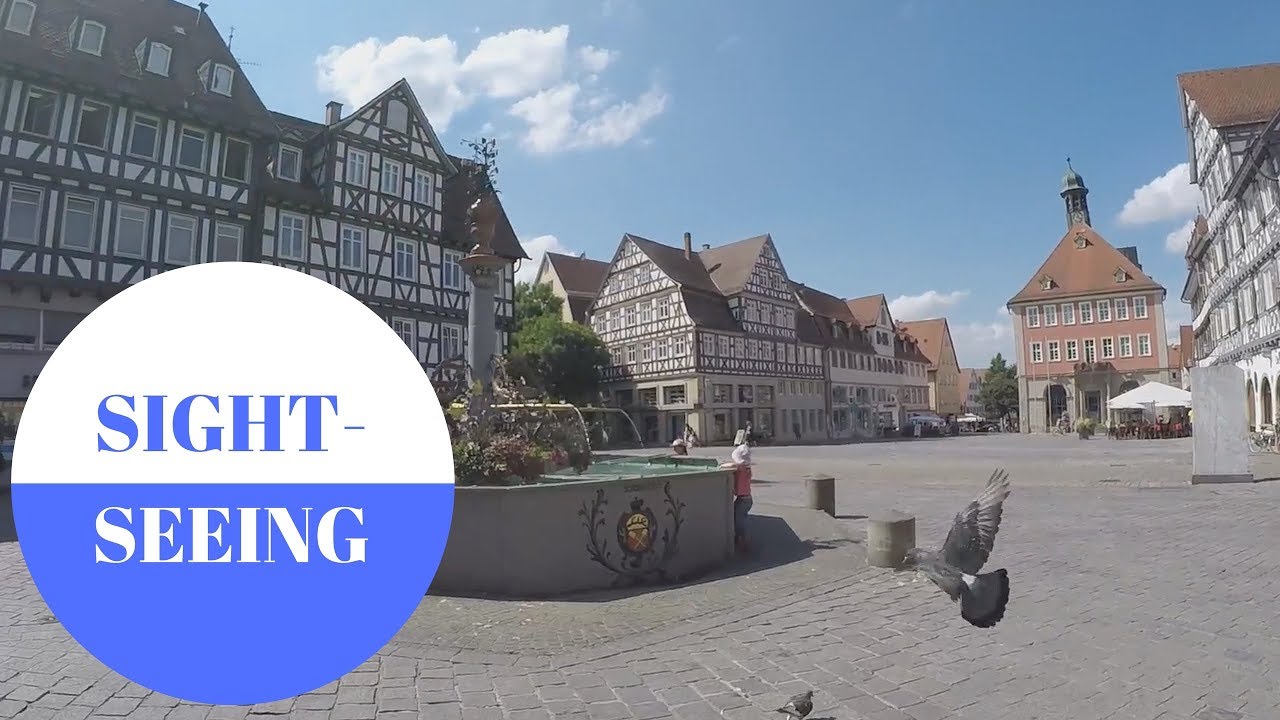 Sightseeing in Schorndorf in GERMANY