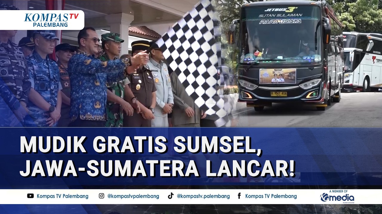 Senyum Bahagia 941 Pemudik Sumsel, Pulang Kampung Gratis dengan 27 Bus