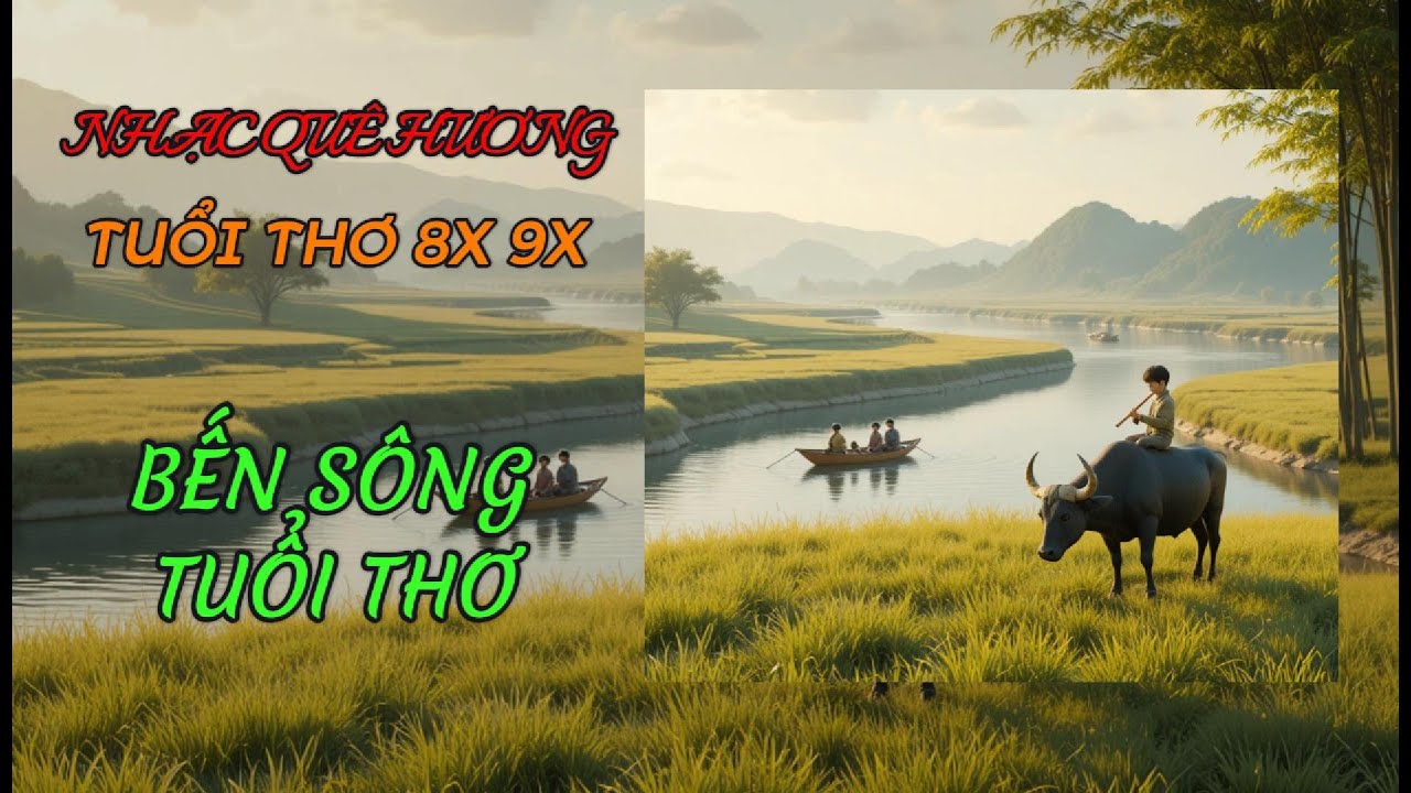 BẾN SÔNG TUỔI THƠ | Nhạc quê hương nhẹ nhàng #nhacquehuong #nhactrutinh #nhacmoi #nhacai #nhạc8x9x