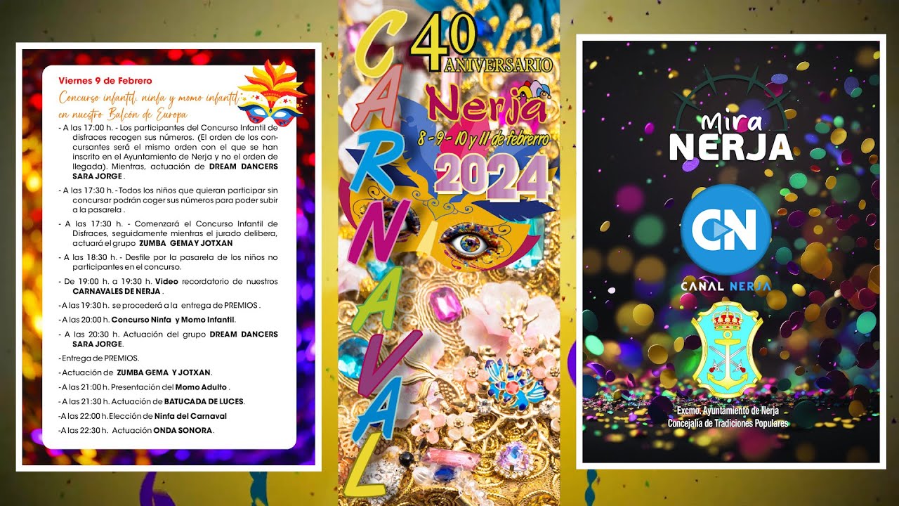 CARNAVAL DE NERJA 2024 -VIERNES 9 BALCÓN DE EUROPA