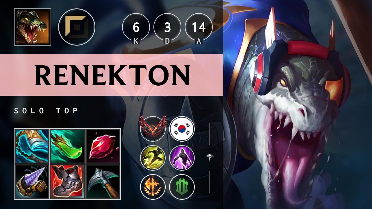 Renekton Top vs Ambessa - KR Grandmaster Patch 25.16