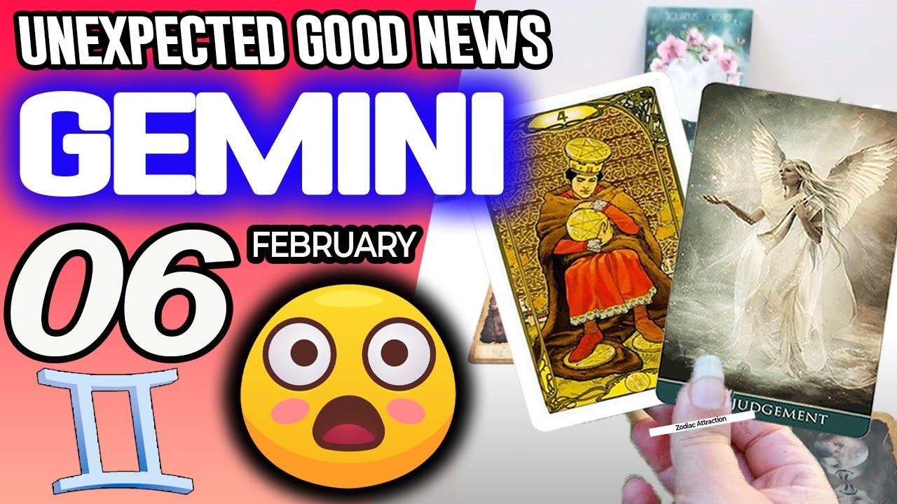 Gemini ♊😃 UNEXPECTED GOOD NEWS 😲 horoscope for today FEBRUARY 6 2026 ♊ #gemini tarot FEBRUARY