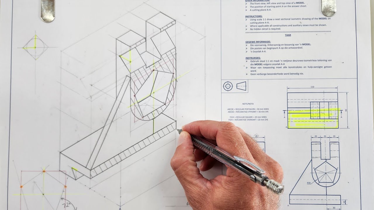 Как нарисовать изометрический рисунок — HSE | Страницы 5–8 | 12 класс