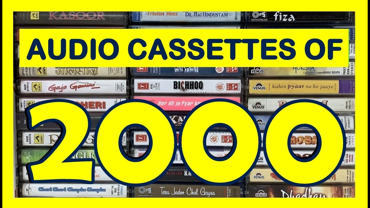 MY HINDI AUDIO CASSETTES COLLECTION OF 2000 (NOT FOR SALE)