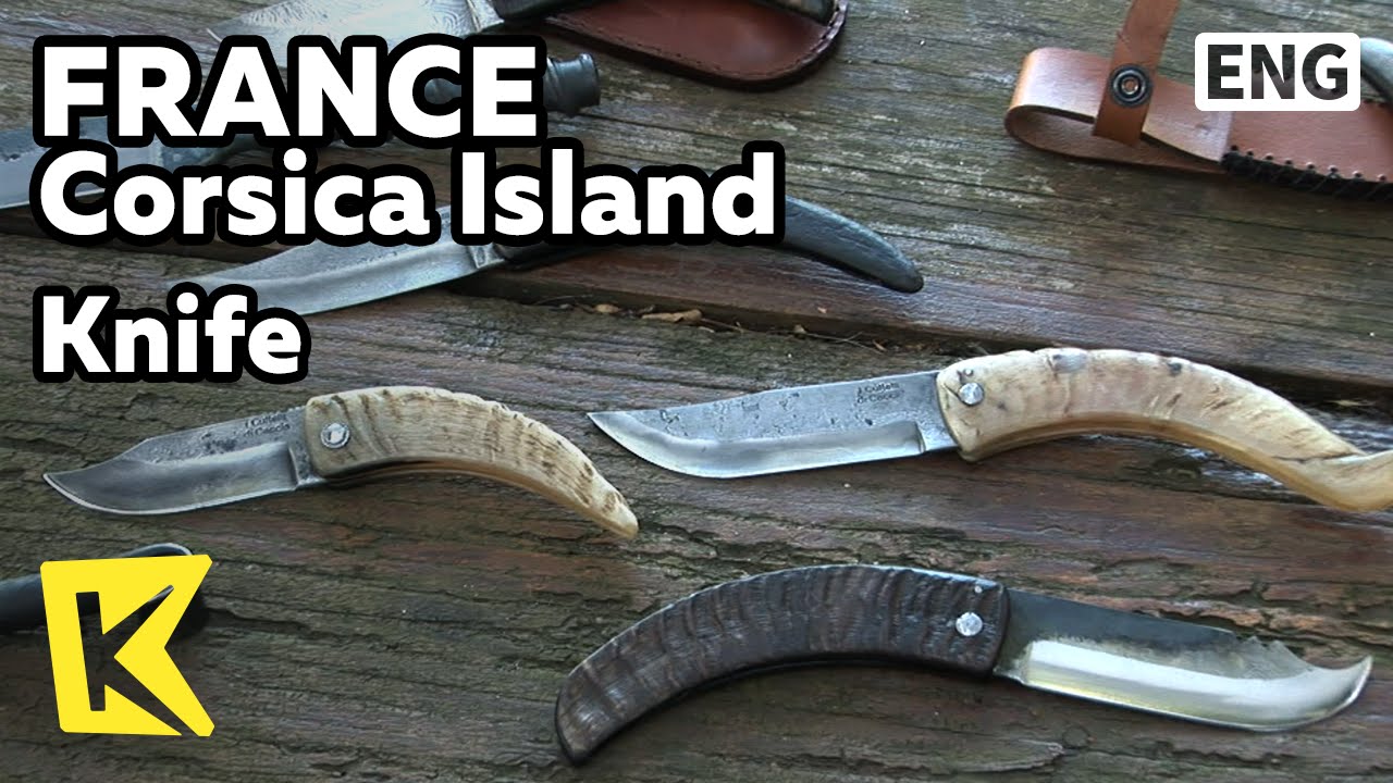 【K】France Travel-Corsica Island[프랑스 여행-코르시카]고철로 만드는 전통 칼/Knife/Mountain/Craftman