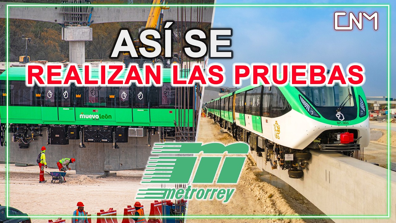 ¡YA LISTOS!. Los trenes del primer monorriel para la copa mundial del 2026 en Nuevo León, FIFA