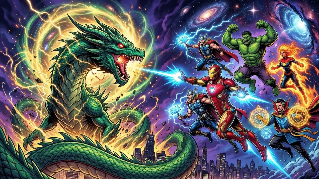 WHAT IF SHENRON ENTERED THE MARVEL UNIVERSE?