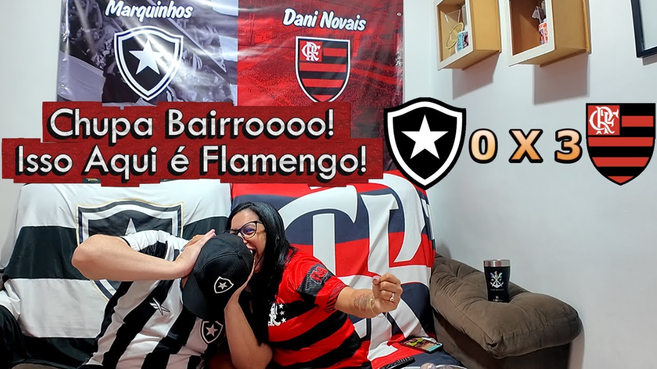 React do Show do Flamengo no Tapetinho Meng&atilde;o faz 3x0 num Botafogo perdido em campo e no Brasileir&atilde;o