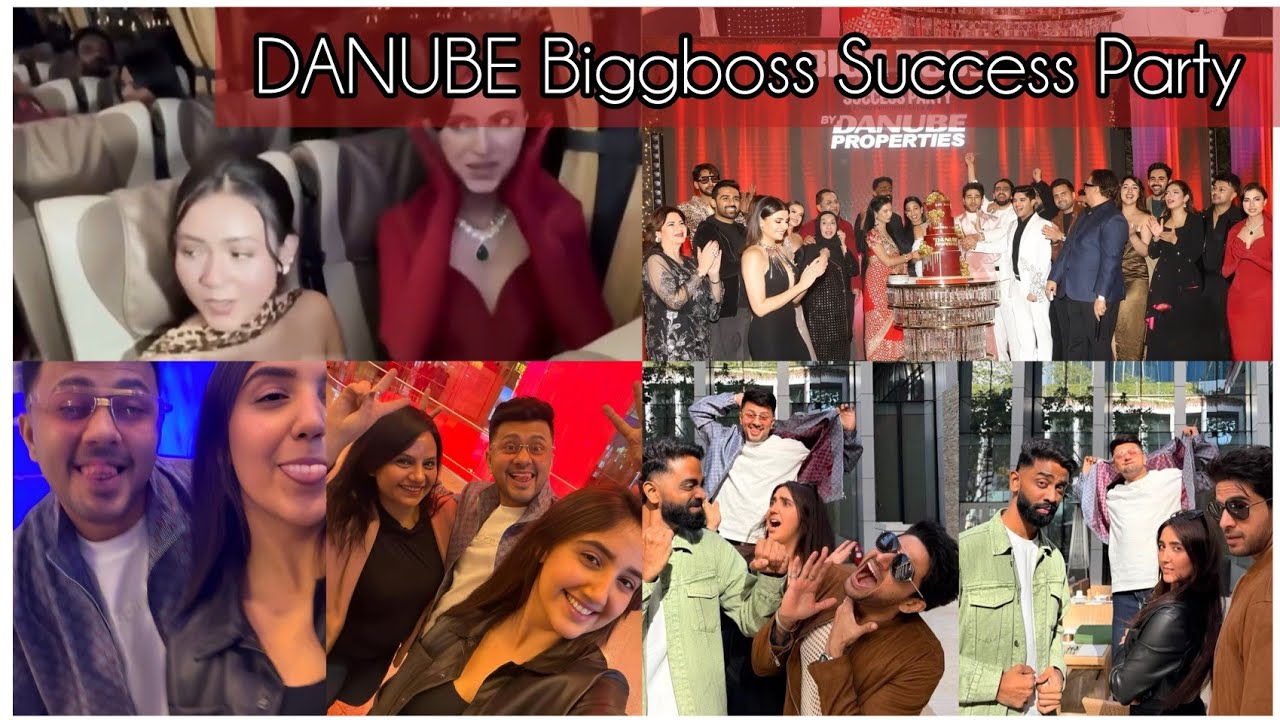 DANUBE Biggboss19 Contestant Party In Dubai | Farhana Bhatt | Baseer Ali | Tanya Mittal
