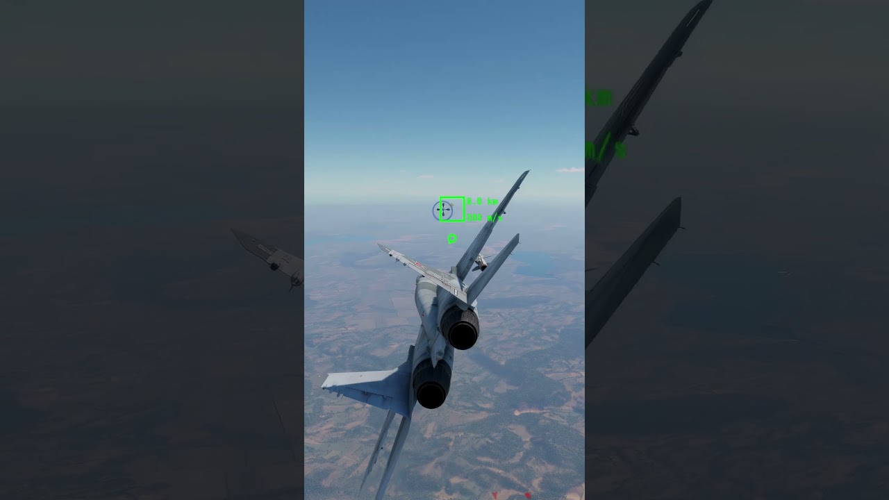 How to use radar missiles #warthundershorts #wt #warthunder #warthunderaviation #warthunderjets