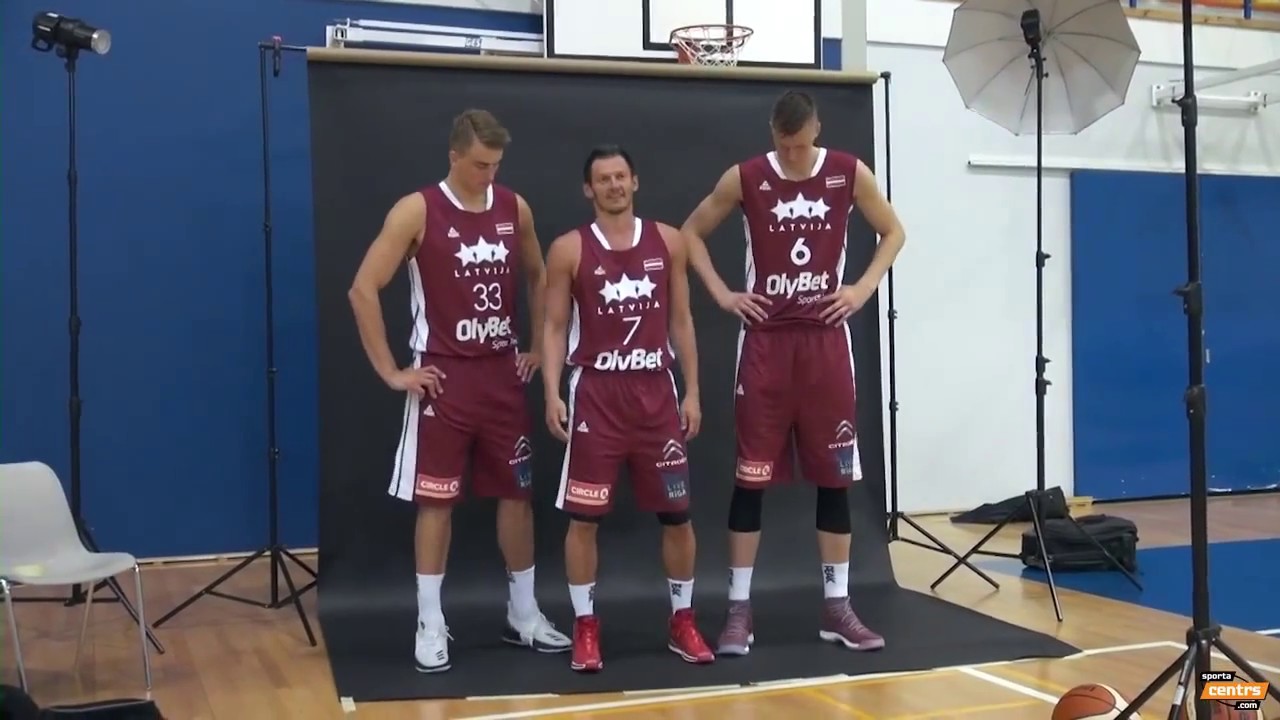 Latvijas basketbola izlase Ventspilī