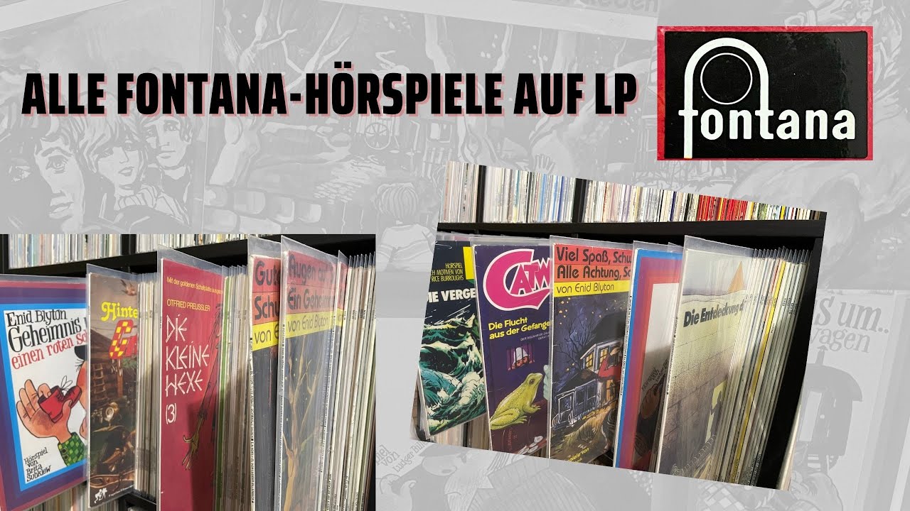 Alle FONTANA-Hörspiele auf Schallplatte!