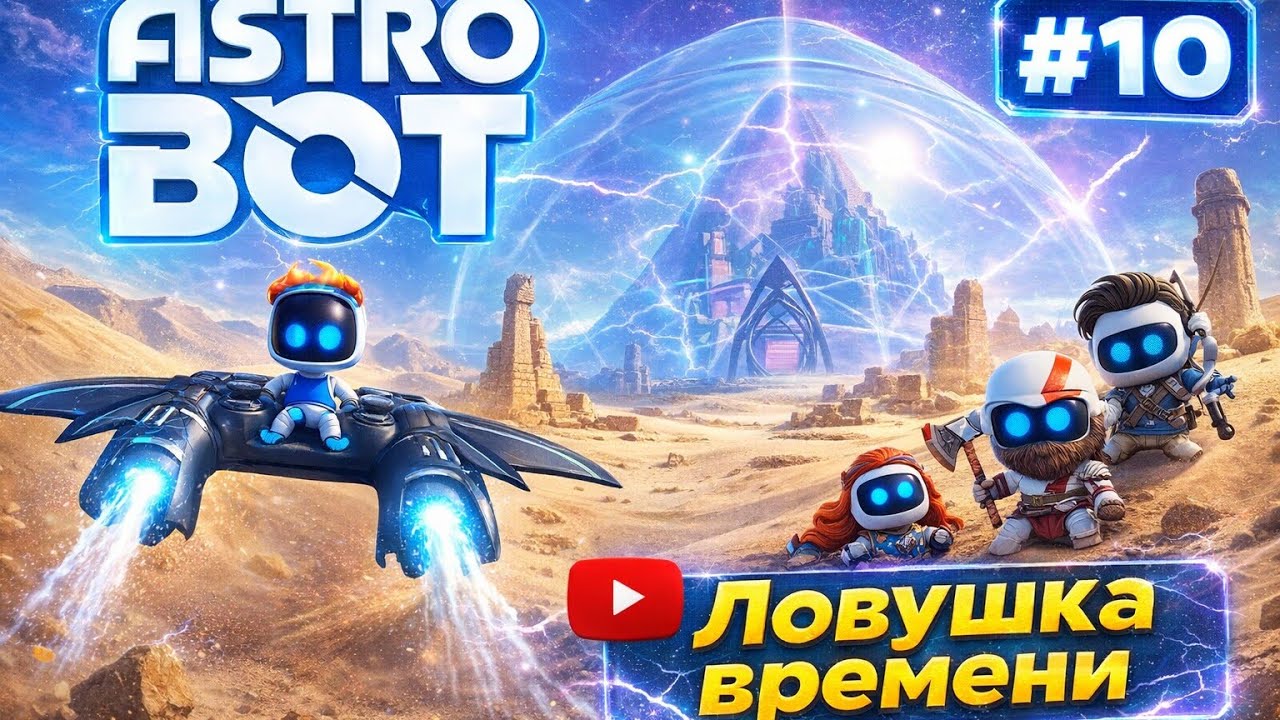 ASTRO BOT #10 — ЛОВУШКА ВРЕМЕНИ! ⏳ Пустыня, древний купол и ОЧЕНЬ сложный уровень!