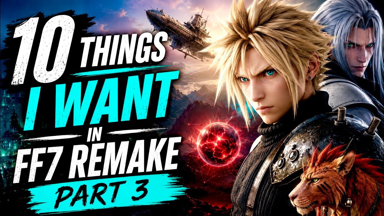 10 вещей, которые FF7 Remake Part 3 ДОЛЖЕН быть сделан правильно.