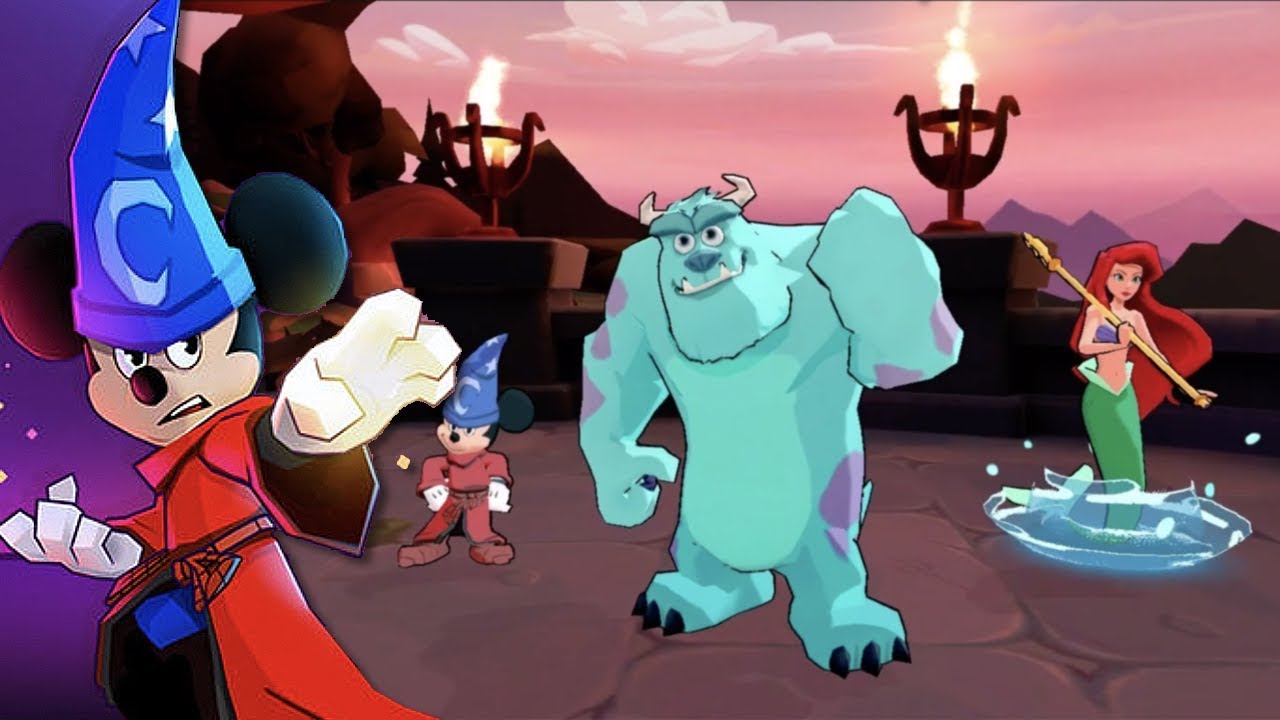 Disney Sorcerer's Arena (Glu Games) - iOS / Android - Early Gameplay
