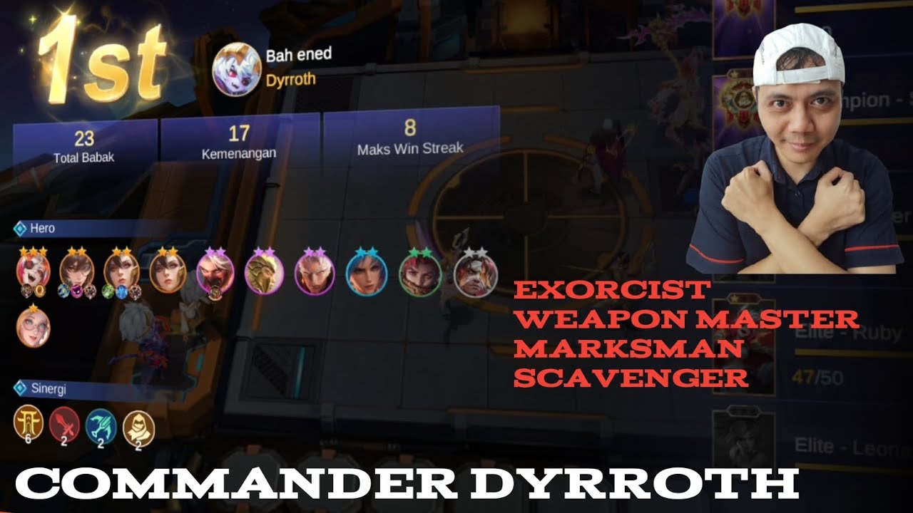COMMANDER DYRROTH | RUBY B3 DOUBLE KILL #mcgg #magicchessgogo 