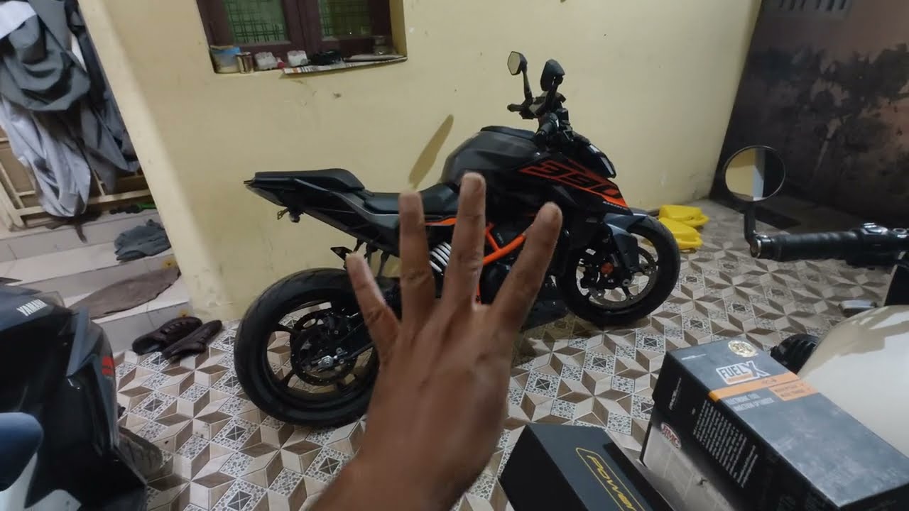 KTM Duke 390 третьего поколения! Модификации на сумму 50000 ₹ 😳🔥 Полная информация! На тамильском...