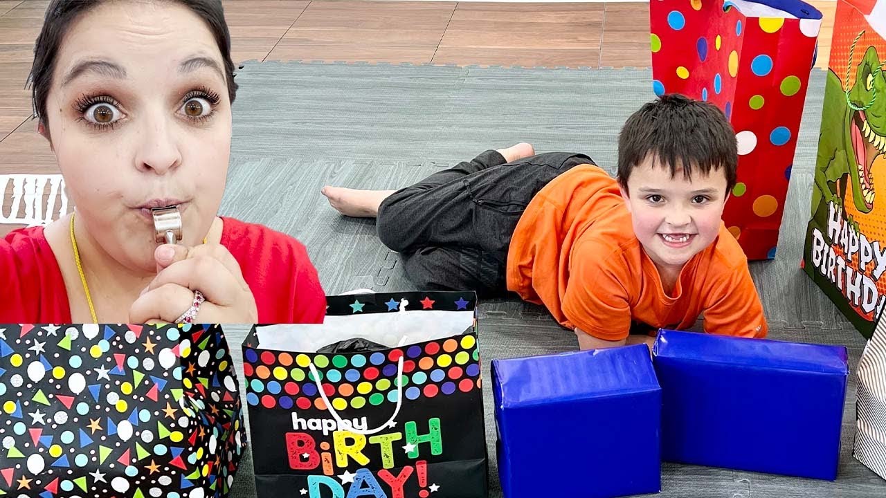 CODY'S Birthday PARTY! Mom becomes his P.E. Teacher!