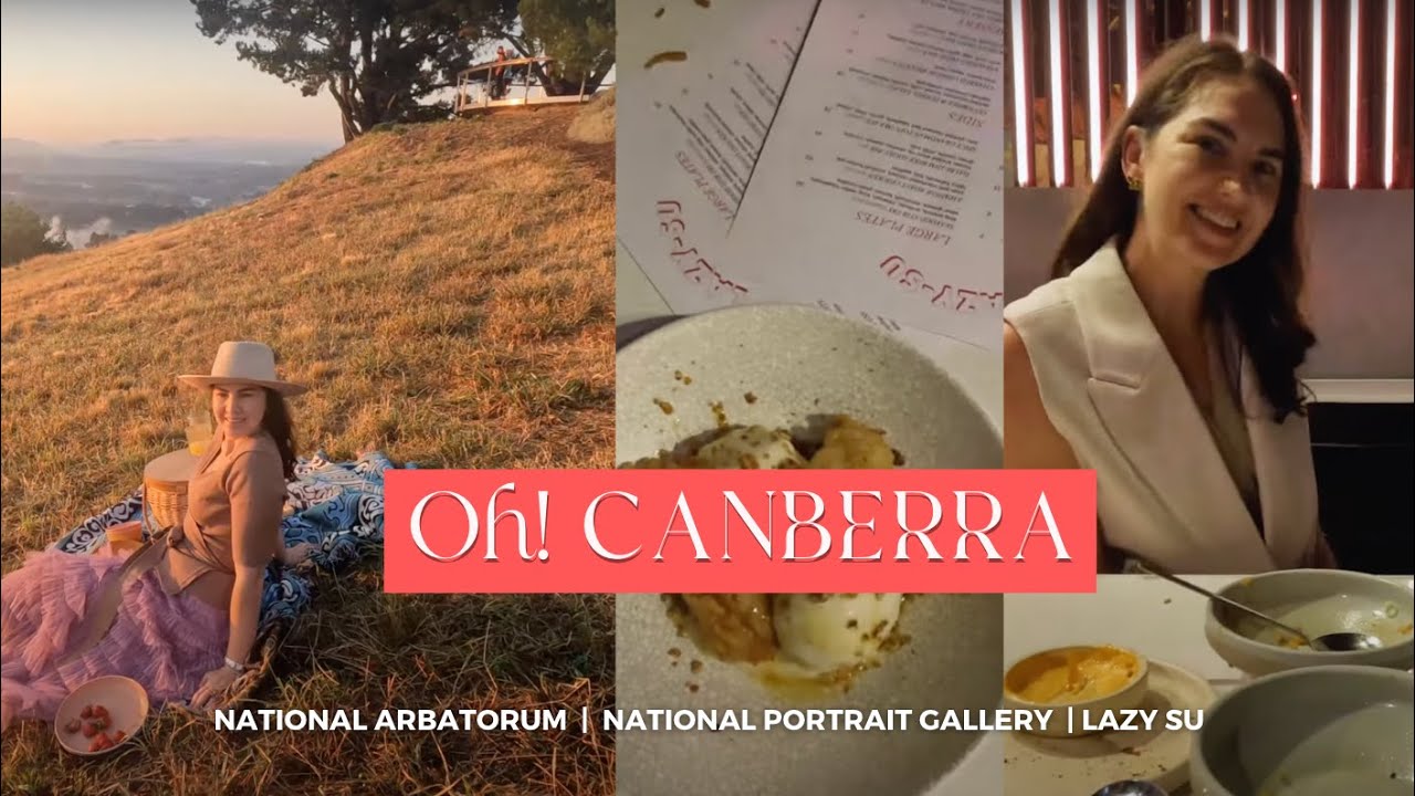 Oh! Canberra | VLOG | NATIONAL ARBATORUM  |  NATIONAL PORTRAIT GALLERY  | LAZY SU