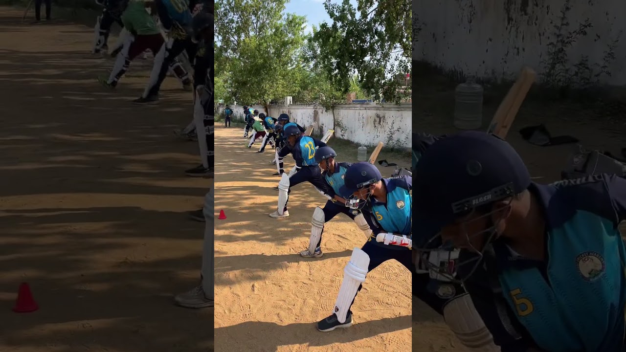 Basic 1-2-3 drills for beginners 🏏👈#cricket #cricketer #cricketlover #youtubeshorts #ipl #shorts