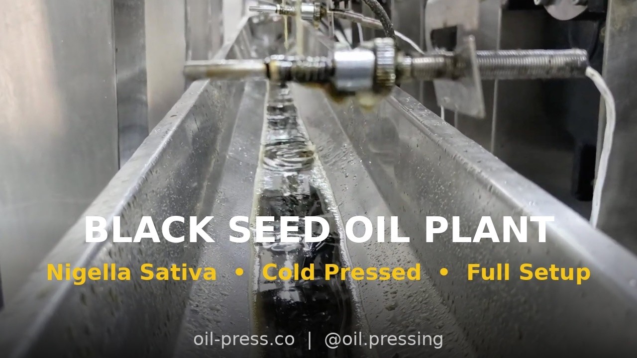 Organic Black Seed Oil Manufacturing Plant
