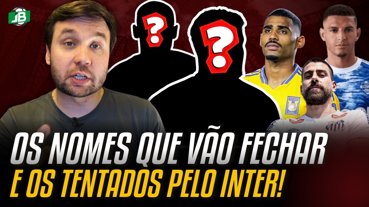 🟥 OS CINCO NOMES DE ZAGUEIROS TENTADOS E OS QUE DE FATO VÃO FECHAR NO INTERNACIONAL