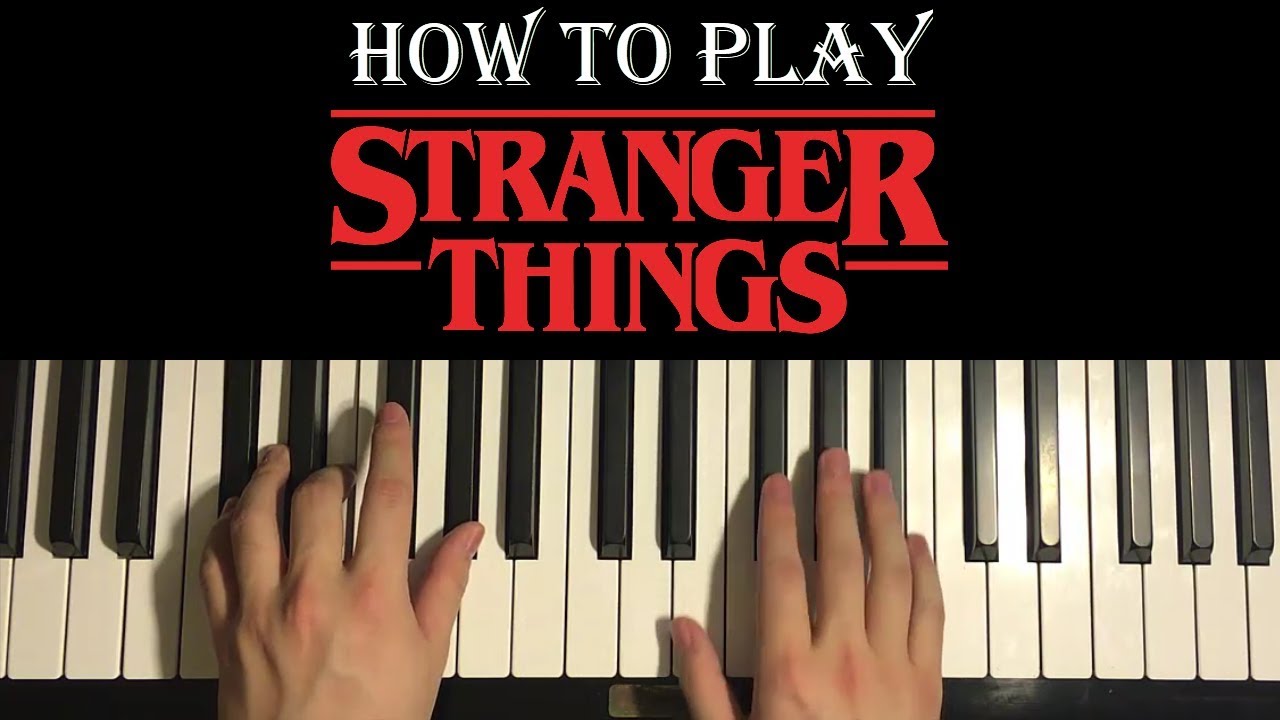 Stranger Things - Main Theme (Piano Tutorial Lesson)