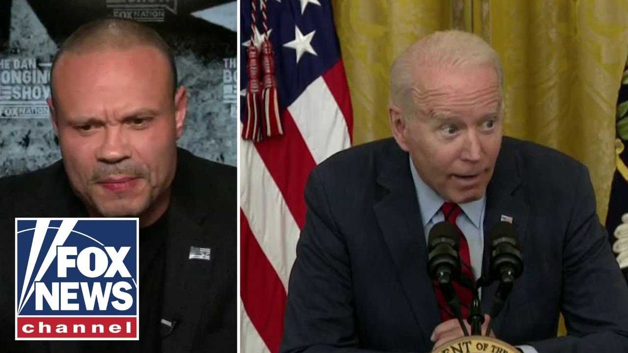 Dan Bongino reacts to Biden's 'creepy' whispering news conference