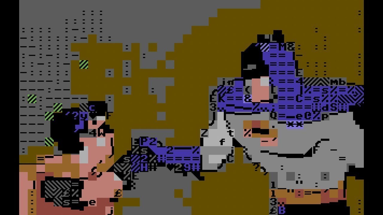PETSCII C64 Batman 1967 Credits
